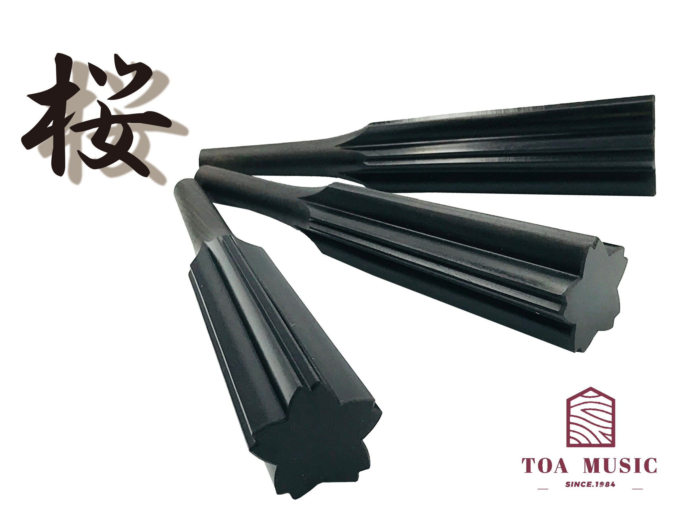 楽天市場】【 黒檀 糸巻〈宇柄面取〉8.5 (仕込み込) 】津軽三味線用