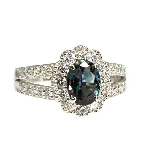 楽天市場】アレキサンドライト リング ハートシェイプ Pt900プラチナ