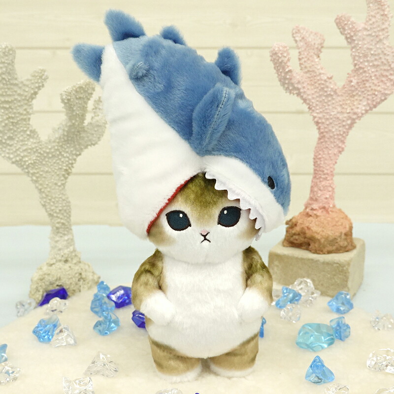 楽天市場】mofusand ぽてぽてサメにゃん ぬいぐるみ S 【即納品