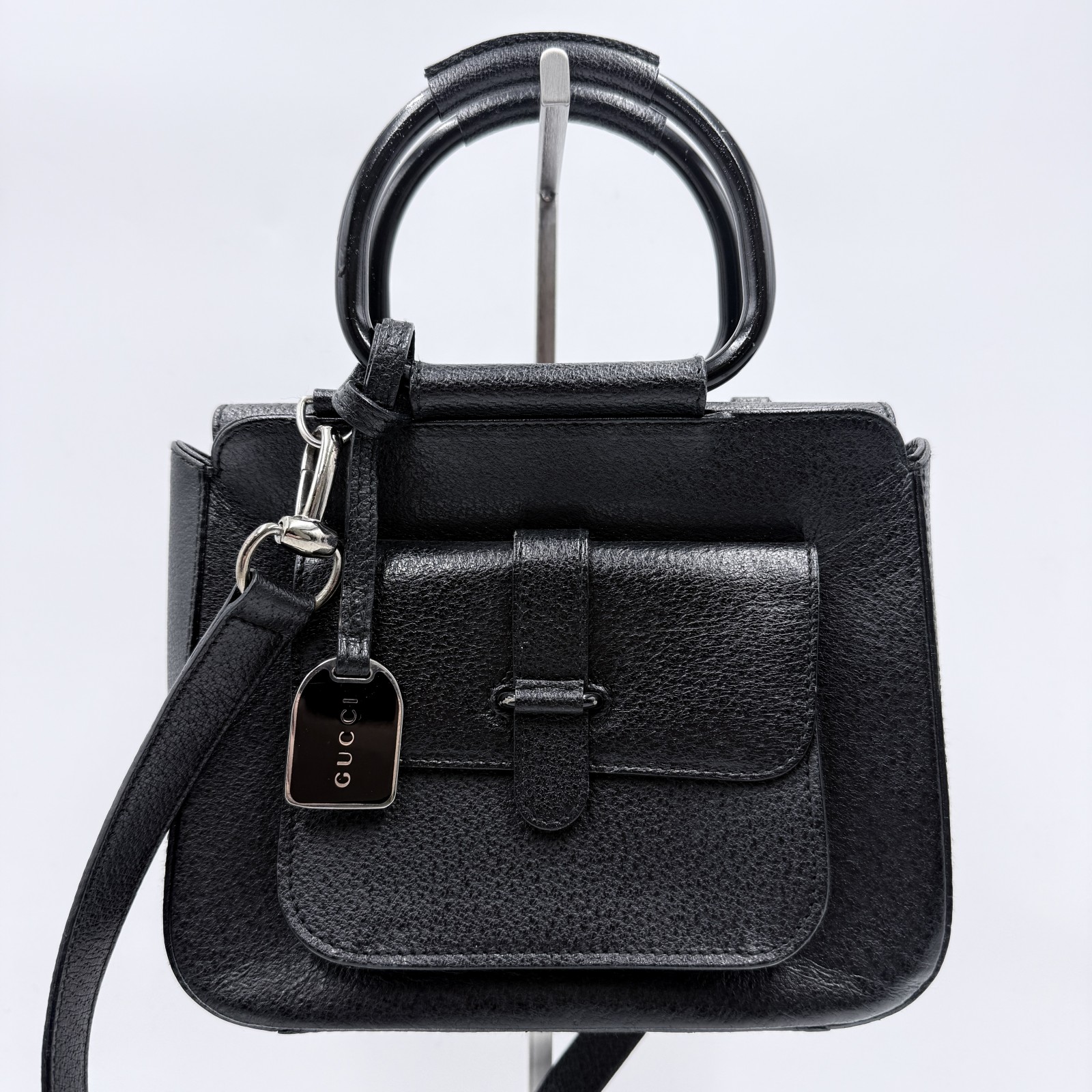 楽天市場】GUCCI グッチ ハンドバッグ 000 26 0258 Black/ブラック ｶｰﾌ