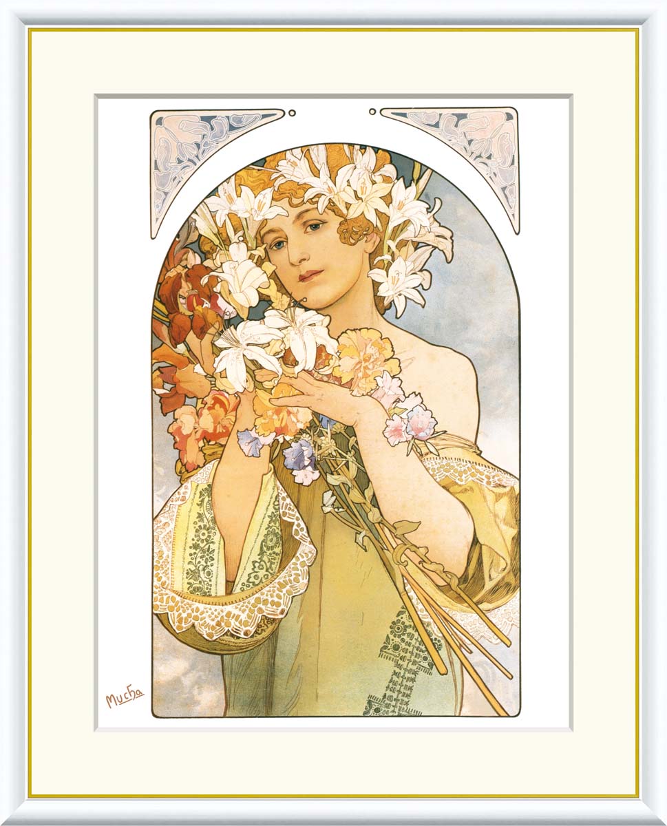楽天市場】絵画 アート フレーム アルフォンス・ミュシャ 黄道十二宮