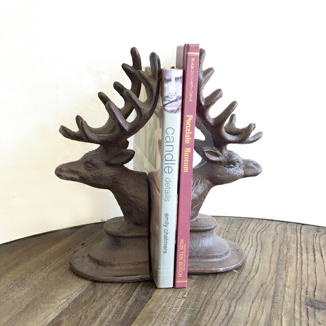 楽天市場】本立て ブックエンド ブックスタンド おしゃれ 置物