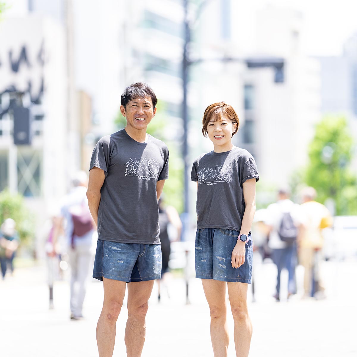 WILD DRY DENIM ランニングパンツ IV 6ポケット ショート デニムパンツ