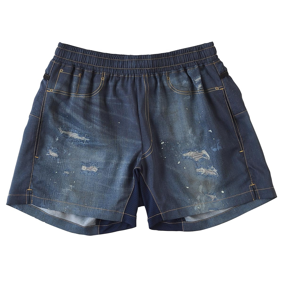 WILD DRY DENIM ランニングパンツ IV 6ポケット ショート デニムパンツ