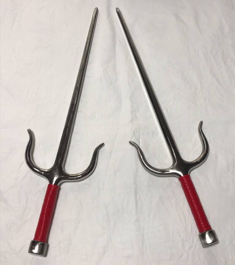 釵 ステンレス製 沖縄型（全日本琉球古武道連盟公認） (国内生産)の