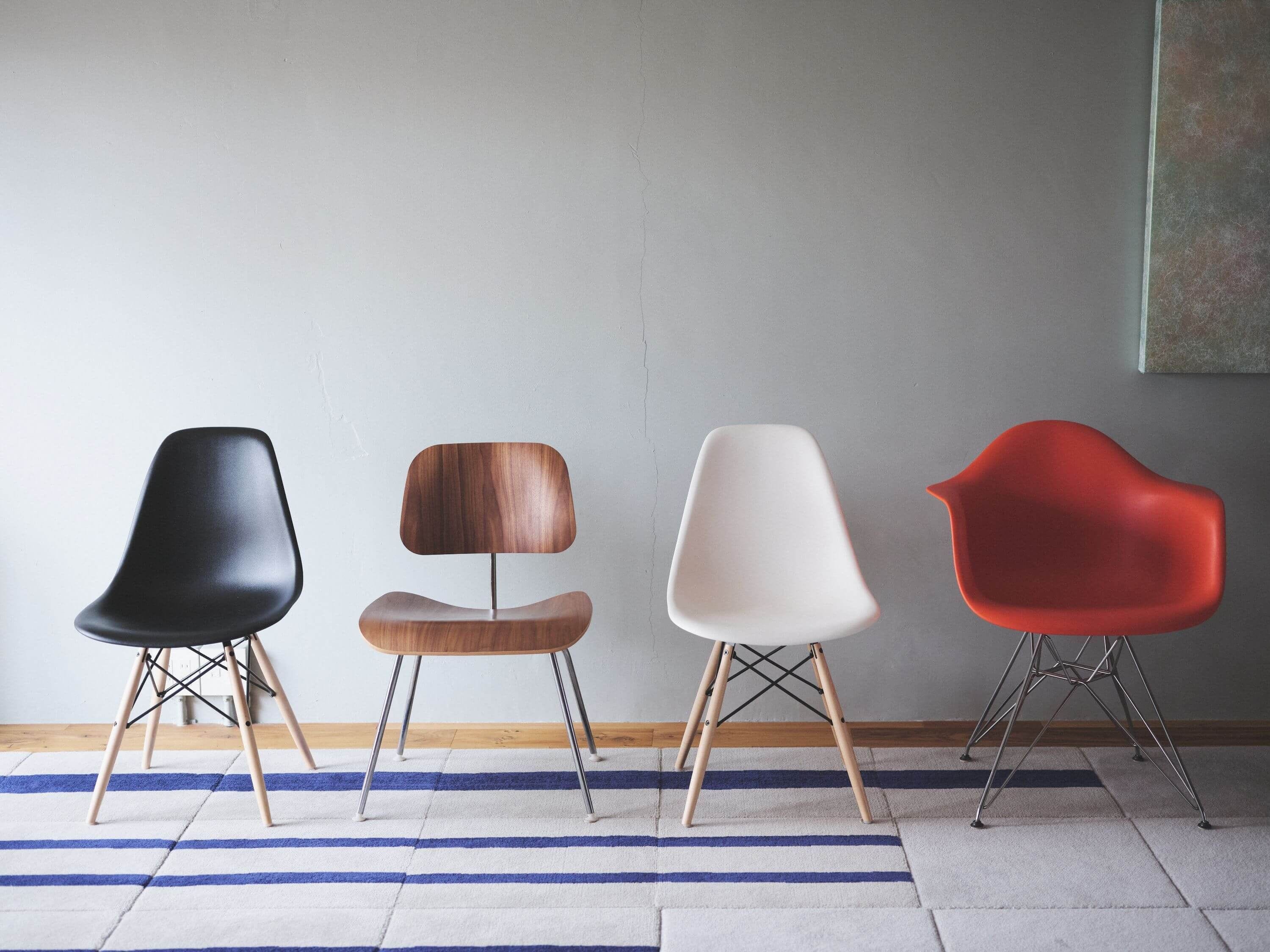 イームズ シェルアームチェア(エッフェルベース) (カラーブラック