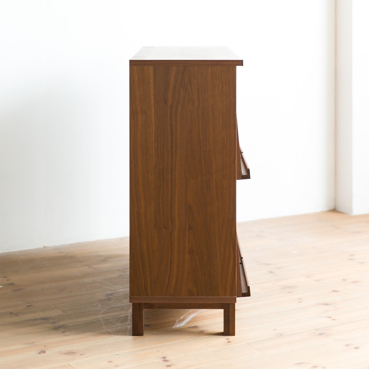 レッチェ マガジンレコードラック(2列＋引き出し4杯) | 高野木工