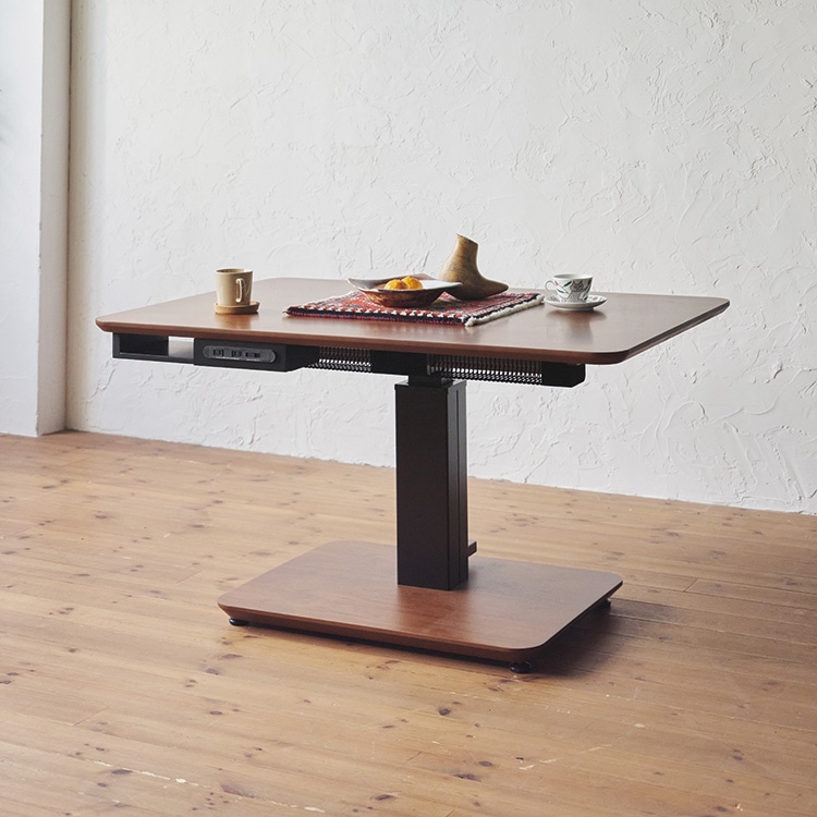 暖房】こたつローテーブルセット74×103×39cm 木目調 ヒーター付 こたつ