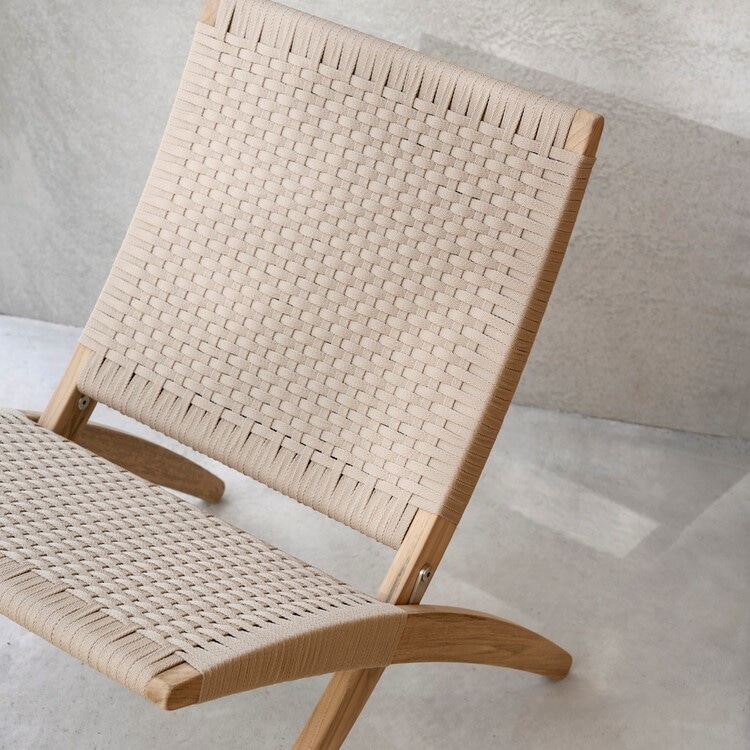 MG501 CUBAチェア(チーク / アウトドア兼用 / フラットロープ