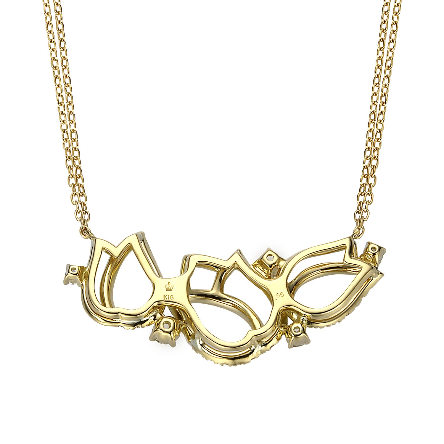 フロリアード K18イエローゴールド ダイヤモンドペンダント JPF0348G