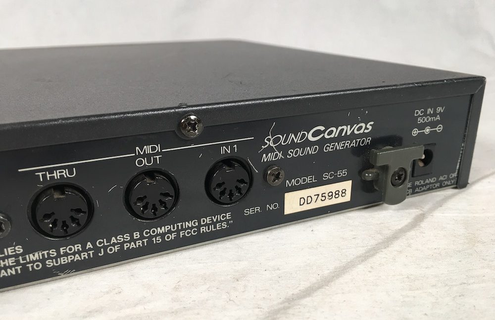 Roland Sound Canvas SC-55 Midi Module Music Generator Synthesizer