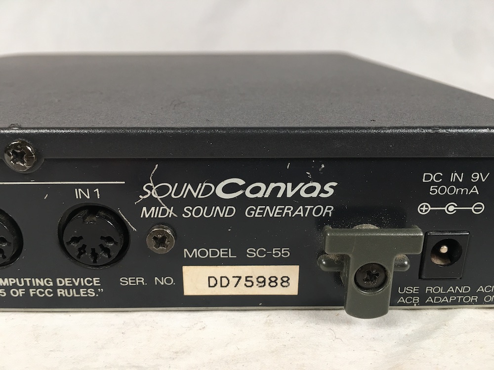 Roland Sound Canvas SC-55 Midi Module Music Generator Synthesizer