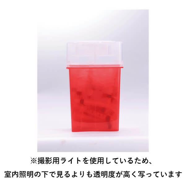 サラヤ｜サラヤ針捨てBOX 1.4L 赤色半透明タイプ: サラヤハイジーン