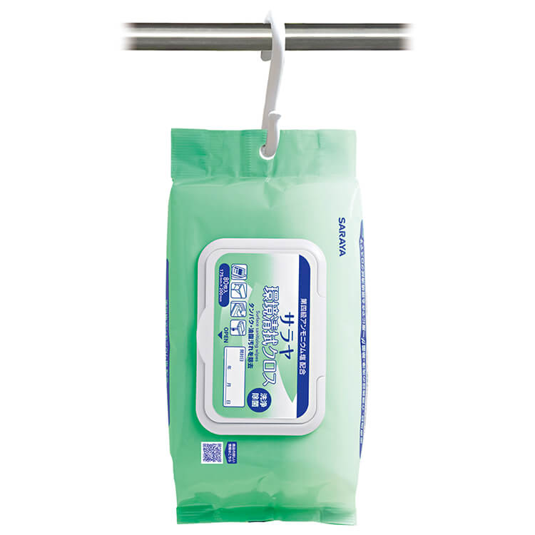 サラヤ｜除菌クロス 環境清拭クロス 80枚 ピロータイプ: サラヤプロ