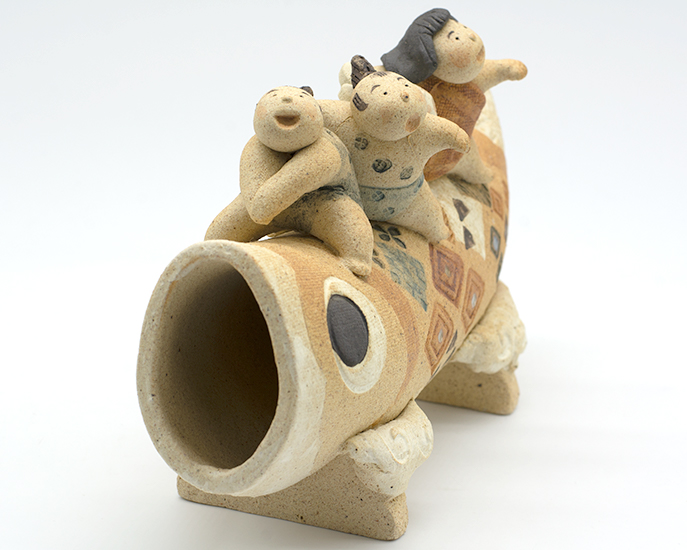 和雑貨 四季彩堂 オンラインショップ / 端午陶人形 空から