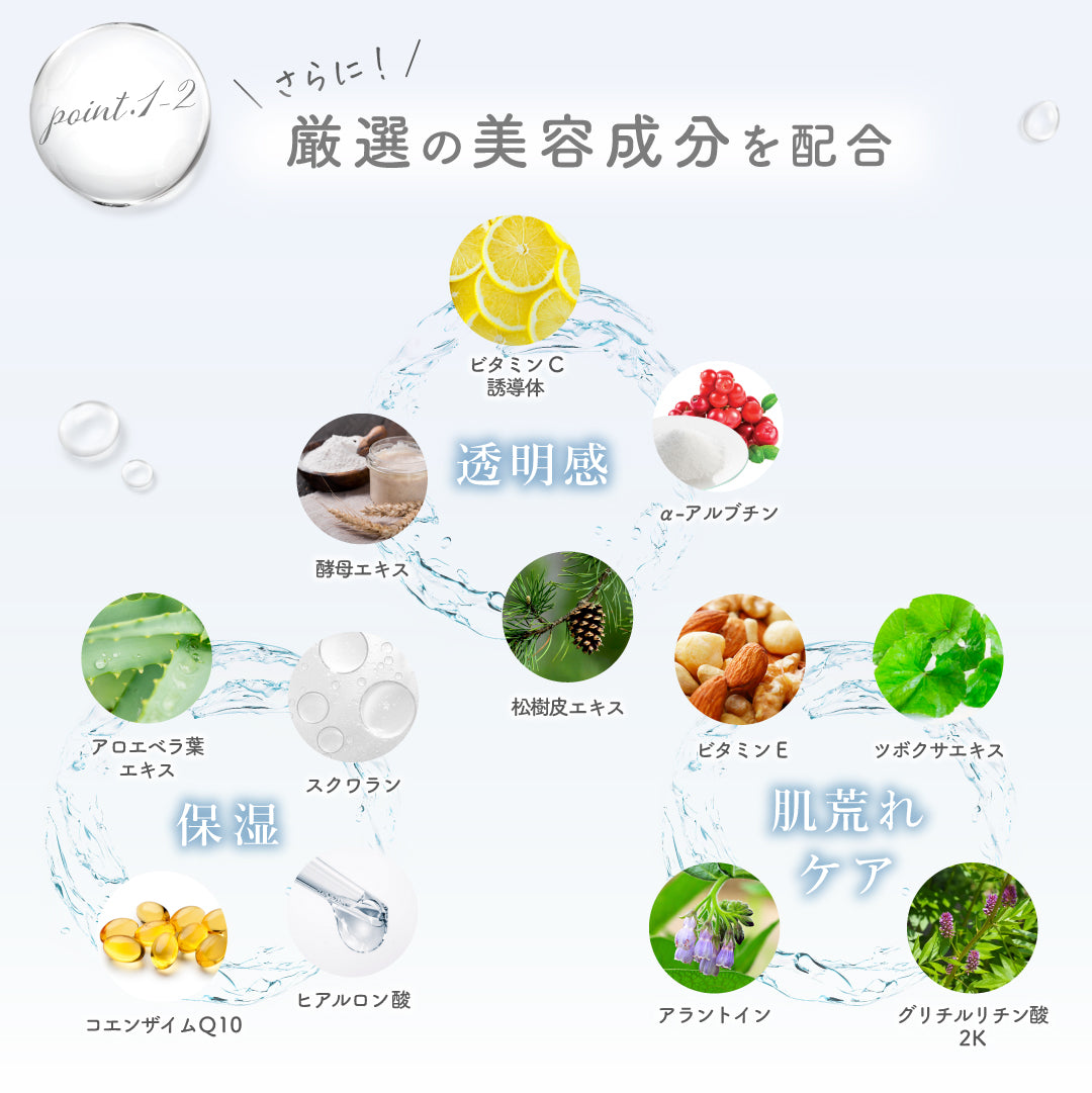 公式】フラーレン配合 濃ミスト美容液 ｜ 雪模様 ｜ シロノサクラ