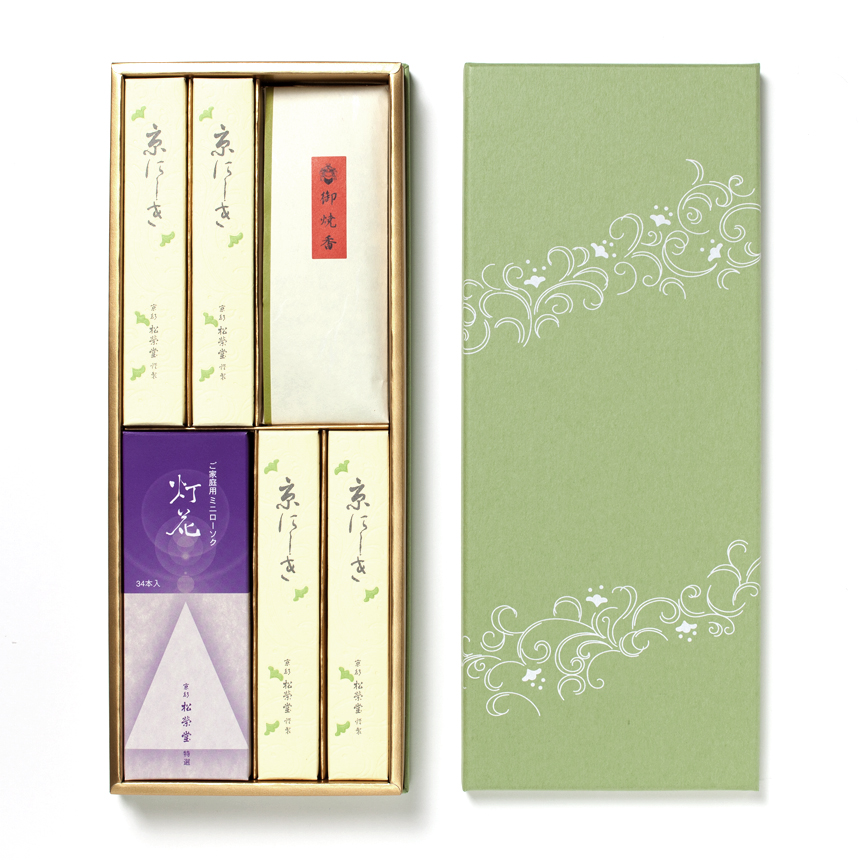 ウェブショップ進物用線香 三種紙箱入 京にしき: 香りを贈る【公式】お