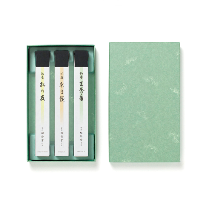 ウェブショップ高級線香 松の友/京自慢/王奢香 短 紙箱入: 香りを贈る