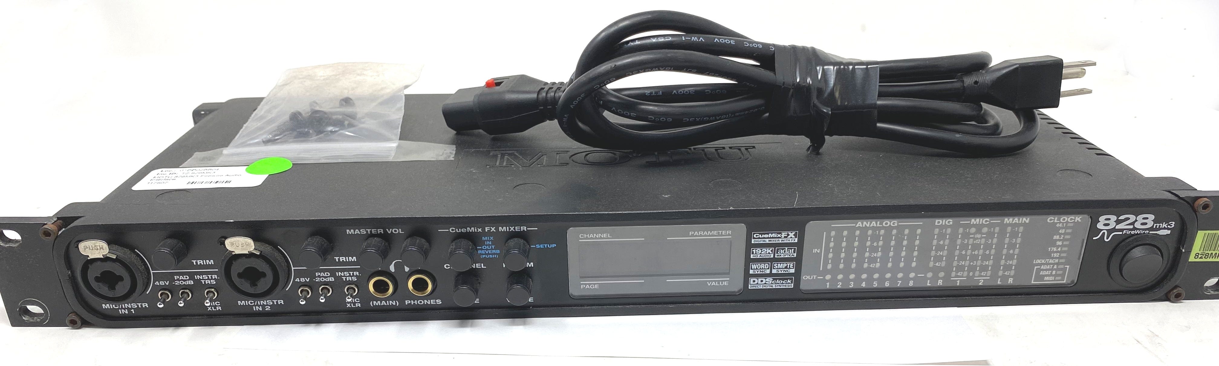 MOTU 828MK3 Firewire Audio Interface