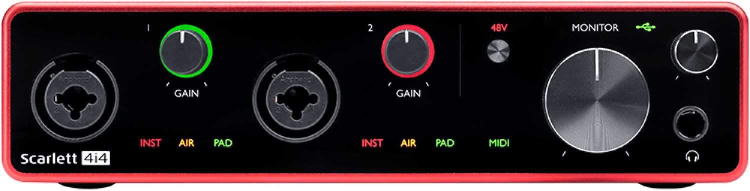 Focusrite Scarlett 4i4 3G USB Audio Interface