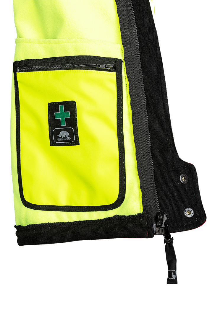 ベスト兼用ソフトシェル高機能ジャケット – チェーンソー防護服 SIP