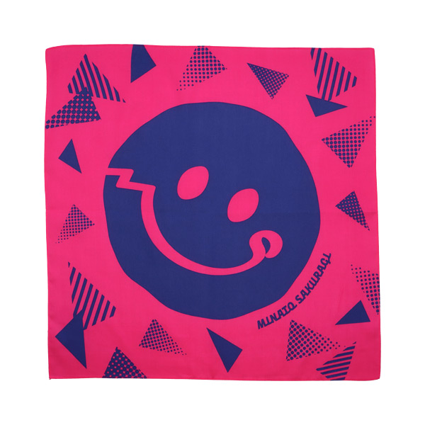 綿サテンハンカチ（A）【ピンク】／桜木みなと: グッズ - 宝塚