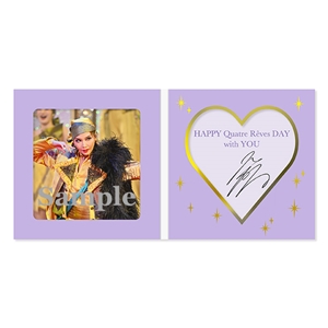 スクエアフォト＆サイン入りカードセット＜キャトルレーヴ30th＞／瑠風