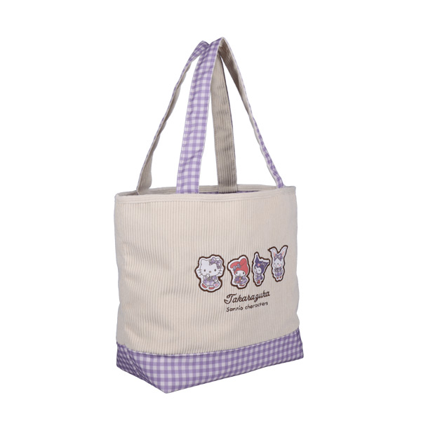 トートバッグ【すみれチェック】／Takarazuka Hello Kitty 19th