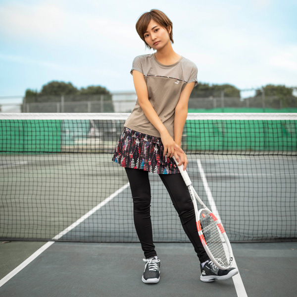 バボラ ウェア（レディース） ]PURE RANGE／メッシュショートパンツ