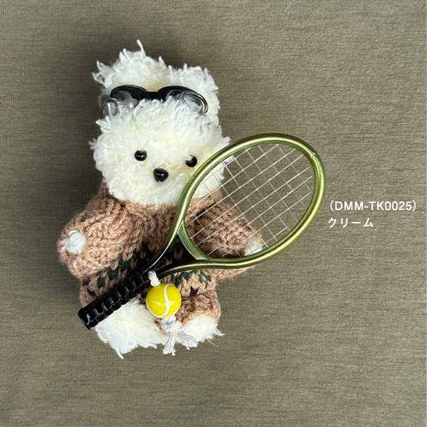 その他 アクセサリ・小物 ]くましゃんテニスチャーム DMM-TK002