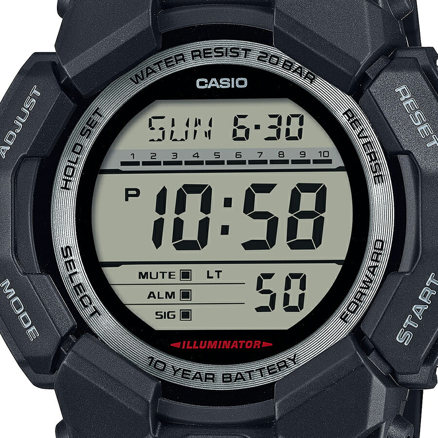 G-SHOCK 10年バッテリー GD-010-1JF メンズ 電池式 デジタル ラウンド