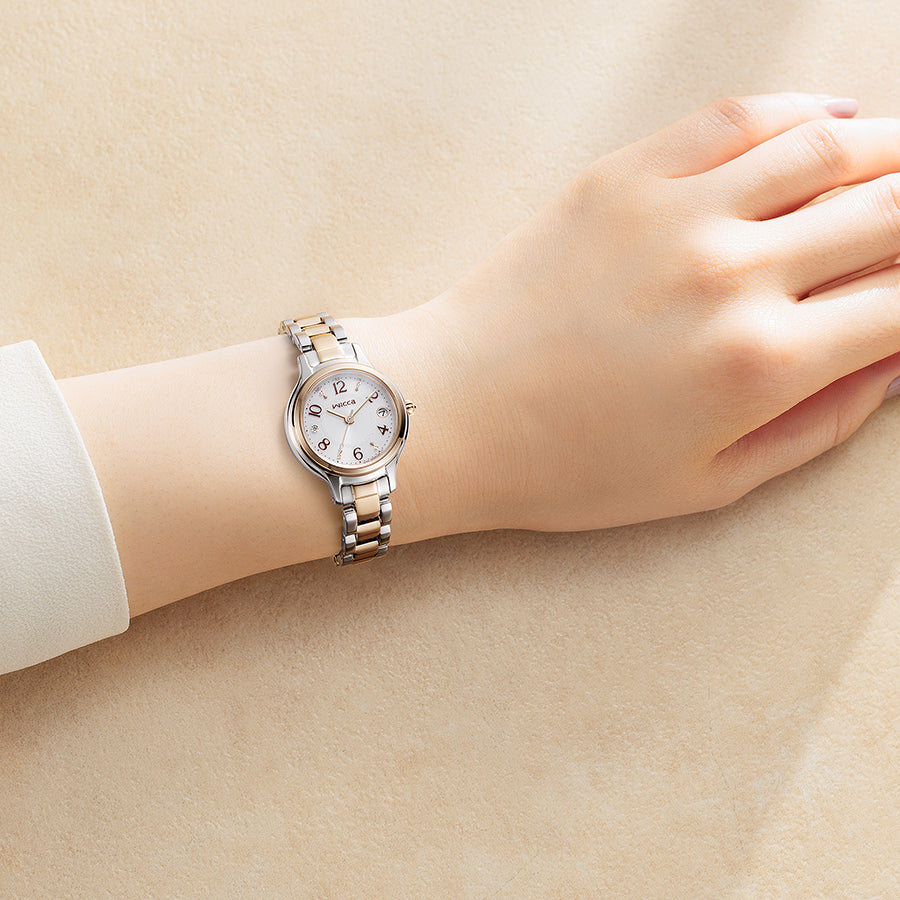 シチズン ウィッカ KS1-937-13 レディース ソーラー 電波 ホワイト