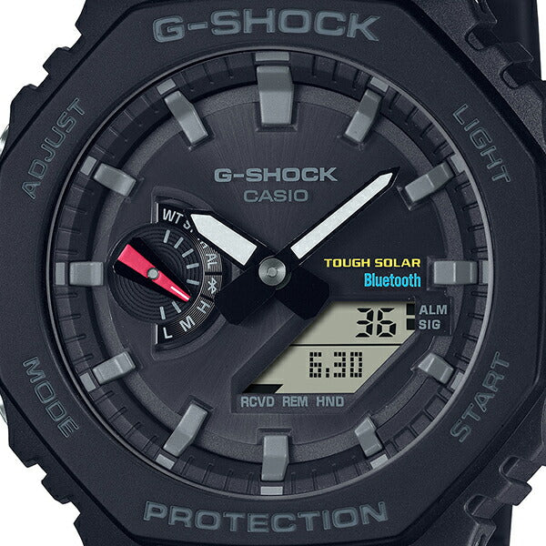 G-SHOCK オクタゴン GA-B2100-1AJF メンズ ソーラー Bluetooth