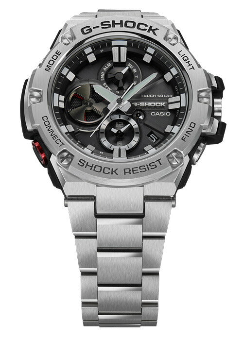 G-SHOCK G-STEEL GST-B100D-1AJF メンズ ソーラー シルバー メタル