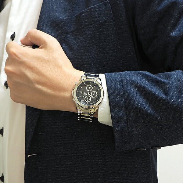 ザ・クロックハウス ソーラー クロノグラフ 縦目 復刻 MBC1007-BK1A