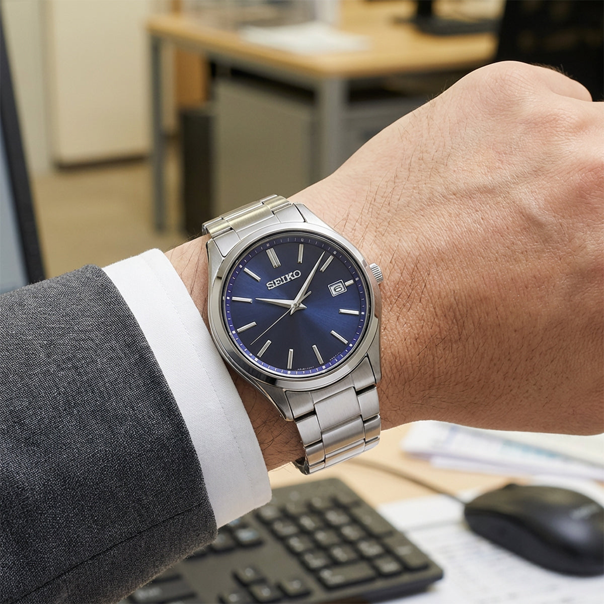 セイコー セレクション Sシリーズ ペア SBPX145 メンズ ソーラー 3針