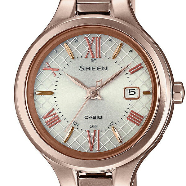 シーン 電波ソーラー チタンモデル SHW-7000TCG-4AJF レディース