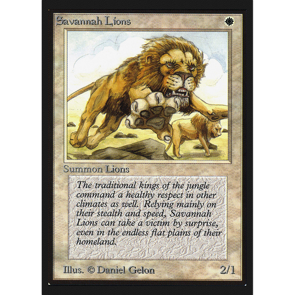 Savannah Lions - Collectors' Edition