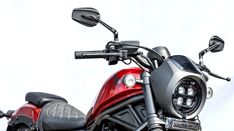 ミラー TECH11 オーバルエッジ ショートアーム ブラック/カーボン 片側