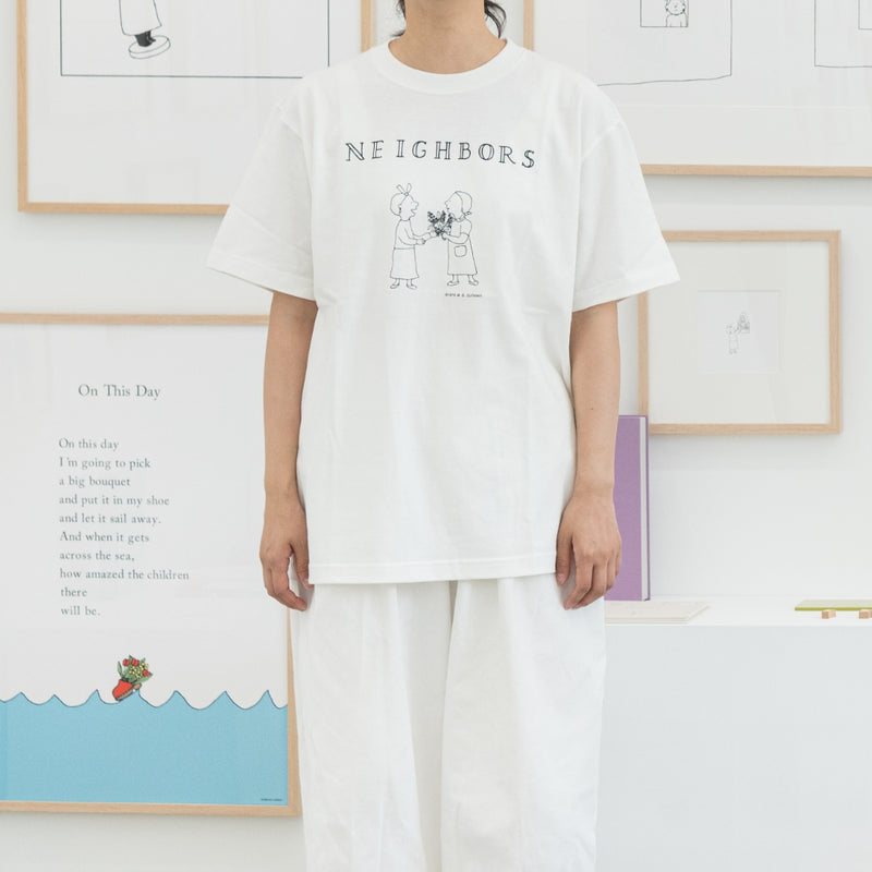 Tシャツ（私とお隣さん・バニラホワイト）