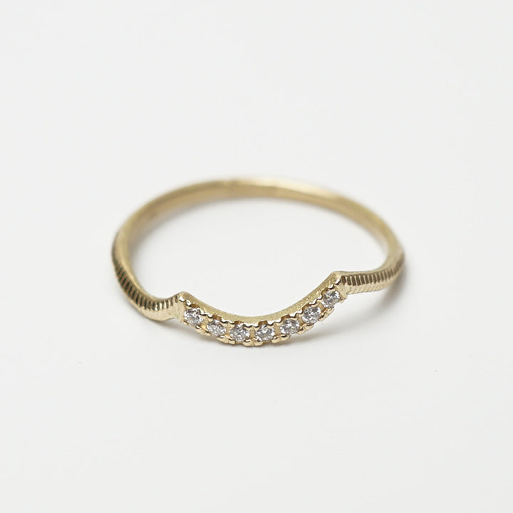 GICLAT：波 ダイヤモンド リング G15R4Y