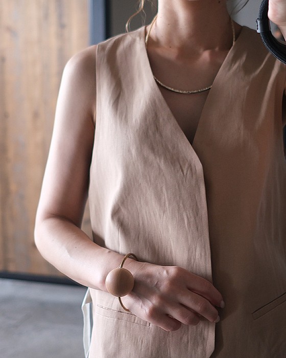 VONIQUE / seya. /BOSFOR NECKLACE SILVER