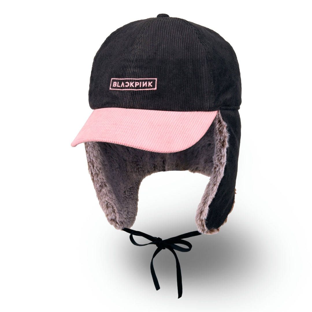 フライトキャップ -BLACKPINK LOGO-（BLACK×PINK） – YGEX OFFICIAL SHOP