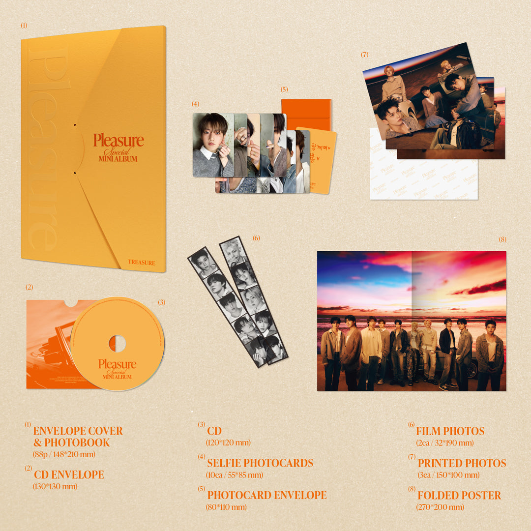 韓国盤】TREASURE SPECIAL MINI ALBUM [PLEASURE] [YELLOW VER
