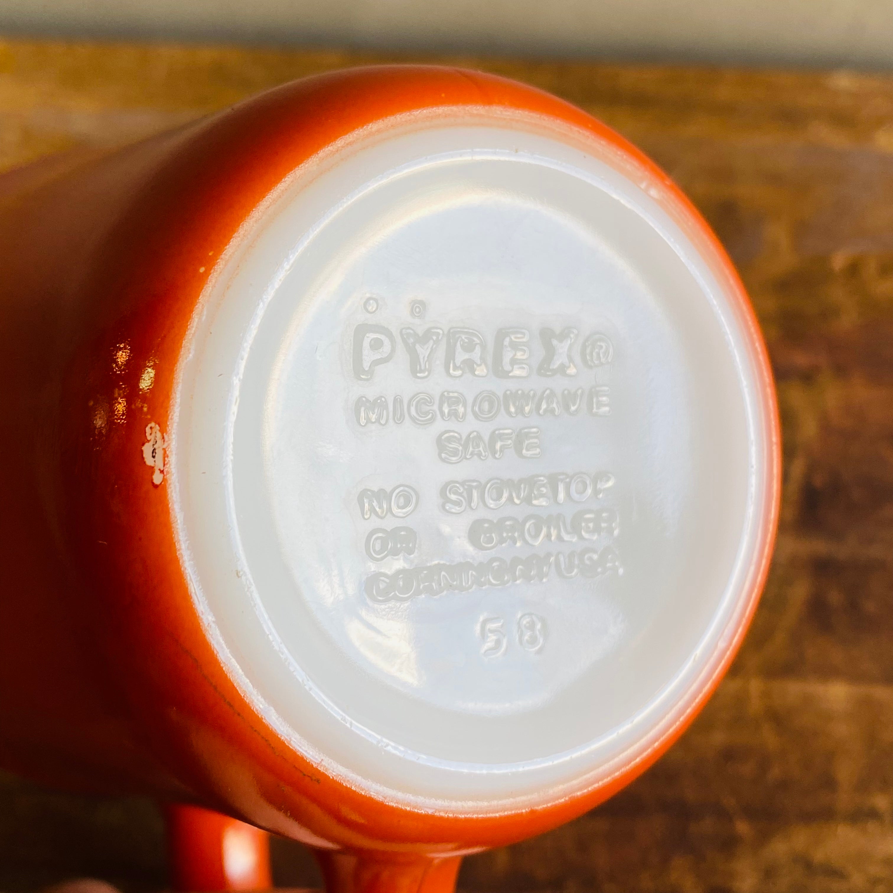 USA vintage】OLD PYREX パイレックス ミルクガラスマグ – 雑貨屋ポッポ
