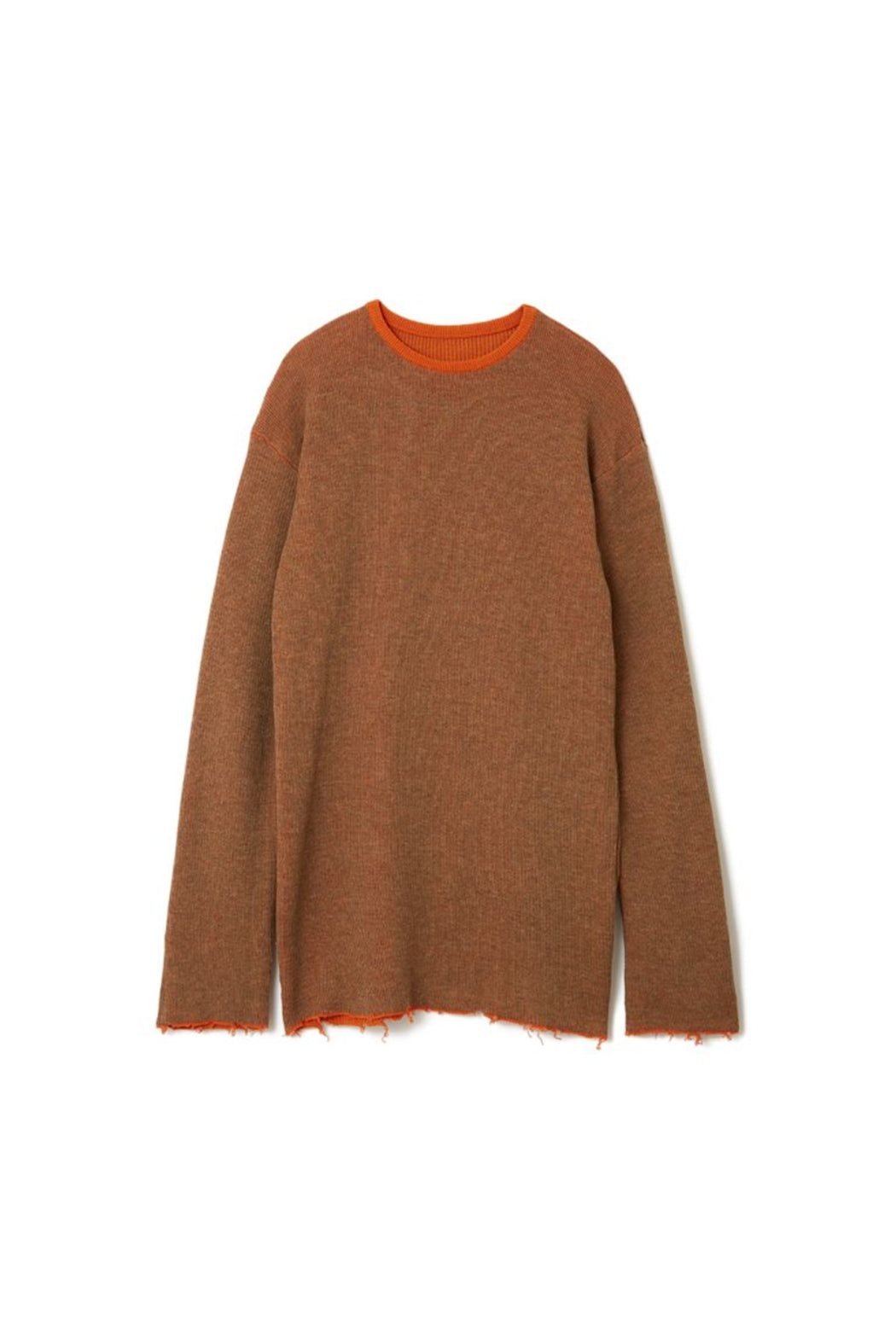 Double Face Rib Knit - Orange — CLASH