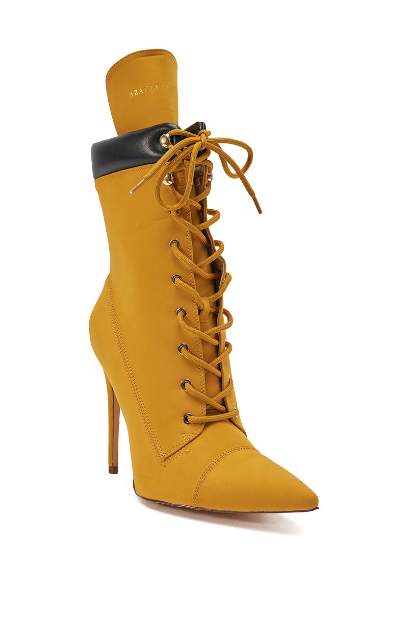 AZALEA WANG XIOMARAN YELLOW BOOTIE – AKIRA
