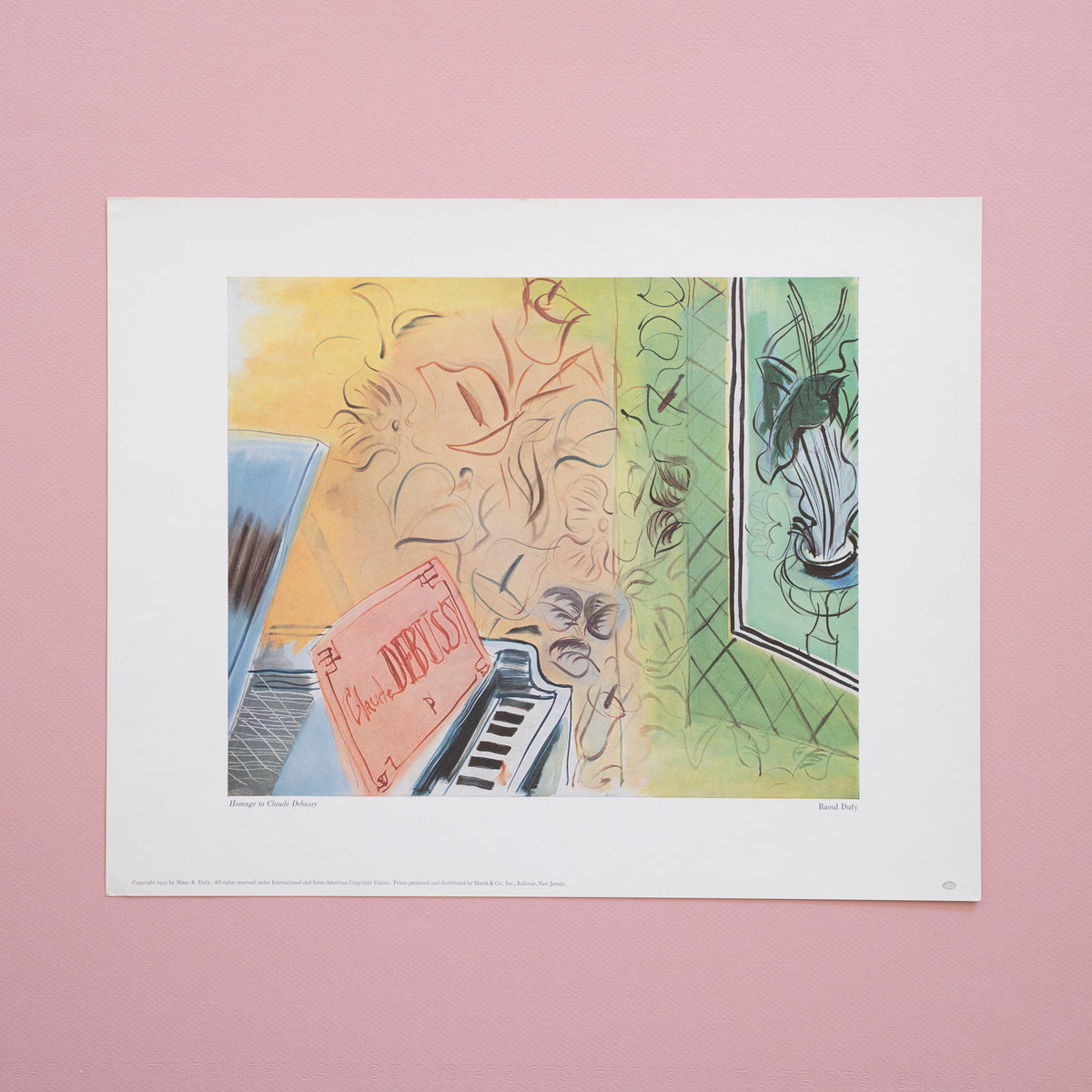 Rare Vintage 1953 Dufy 