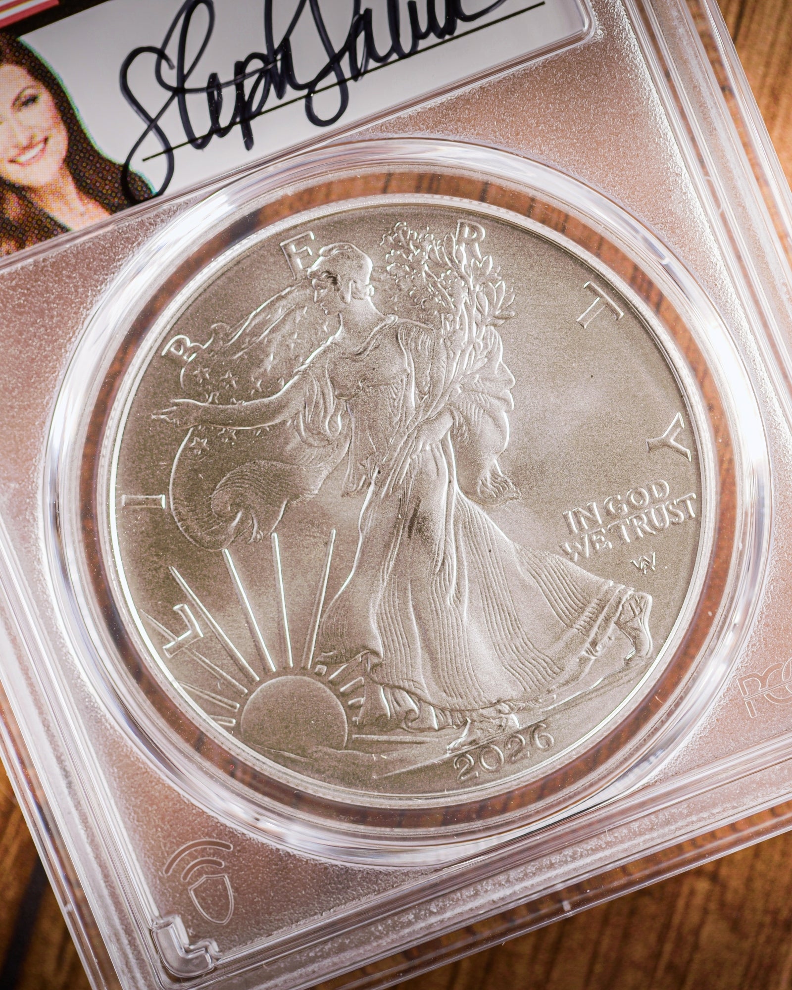2026 $1 American Silver Eagle | MS70 First Day of Issue | Stephanie Sa