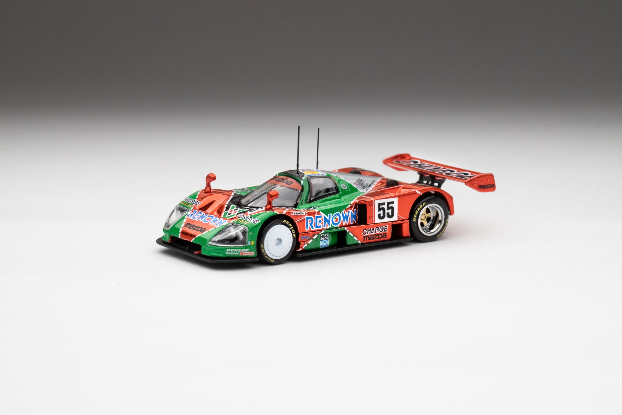 BMC 1/64 MAZDA 787B 1991 LE MANS 24H WINNER Orange Chrome US